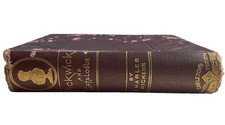 Antique Charles Dickens Posthumous Pickwick Papers 1879 with illustrations