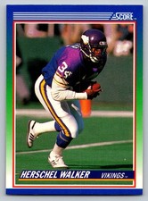 1990 Score #34 Herschel Walker