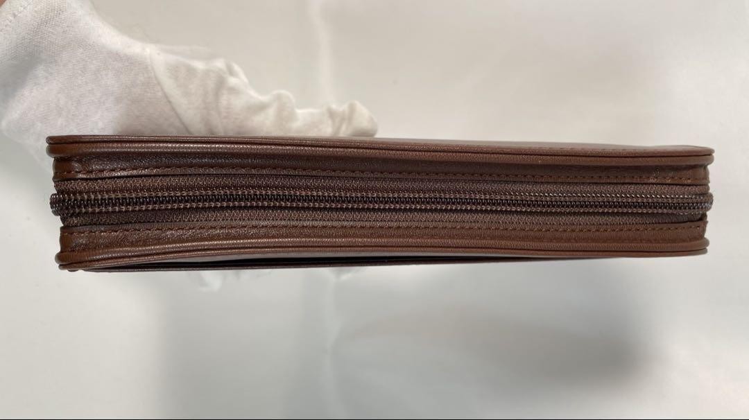 小物 TUMI long wallet Tumi Long Wallet Zip Around Brown Leather Unisex | eBay