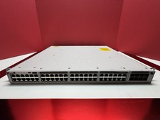 Cisco Catalyst 9300-48P 48-Port Switch C9300-NM-8X Dual 350WAC-P