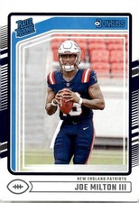 Joe Milton III 2024 Donruss #319 RC New England Patriots