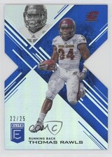 2017 Panini Elite Draft Picks Status Blue Die-Cut 22/25 Thomas Rawls #92 0o9