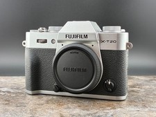 Fujifilm X-T20 24mp Mirrorless Digital Camera Body Silver excellent 1658