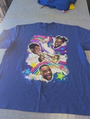 WWE New Day Booty-O's T-shirt Big E, Kofi Kingston, Xavier Woods Mens 2XL