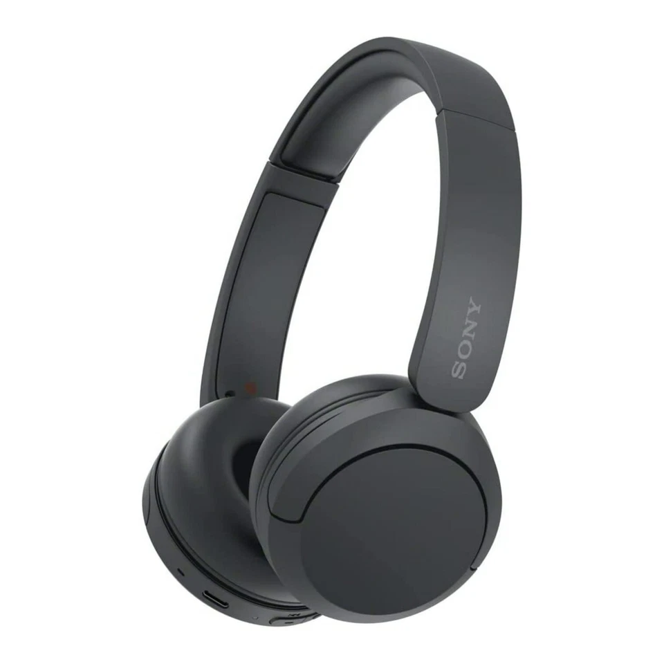 Sony WHCH520 Compact Wireless Bluetooth On Ear Headphones FUN (Black)