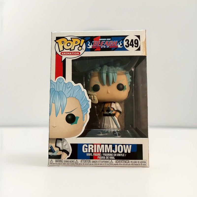 Funko Pop Bleach Grimmjow #349 Vaulted *DAMAGED BOX / UNOPENED*