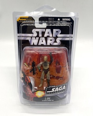 C-3PO w/Battle Droid Head The Saga Collection Star Wars Episode II AOTC #017