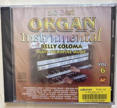 20 Best Organ Instrumental - Relly Coloma Plays Phillipine Music Vol.6 CD New!