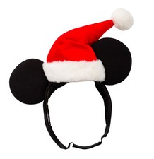 Disney Parks Mickey Mouse Ears Santa Hat Holiday Christmas Headband 2023 NEW