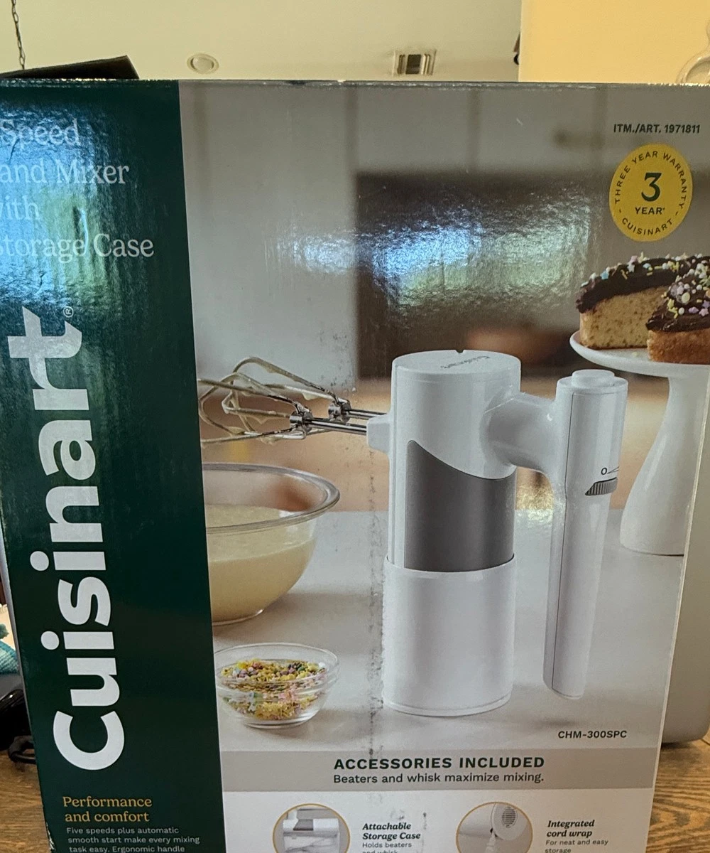 Cuisinart 5-Speed Hand Mixer with Storage Case
Opens in a new window or tab