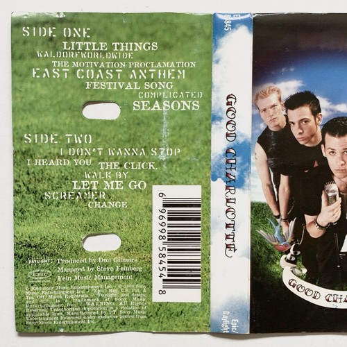 Good Charlotte by Good Charlotte (CASSETTE TAPES, SEP-2000, EPIC / SONY MUSIC) - Picture 4 of 8