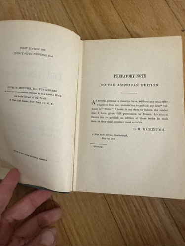 C.H. Mackintosh - Notes on 1st 5 Books Old Testament- 6 Vol - 1954 - HC - Picture 12 of 24
