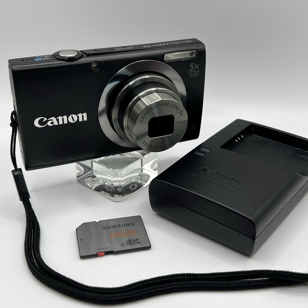 Canon PowerShot A2300 HD 16.0MP Digital Camera, Black - Tested