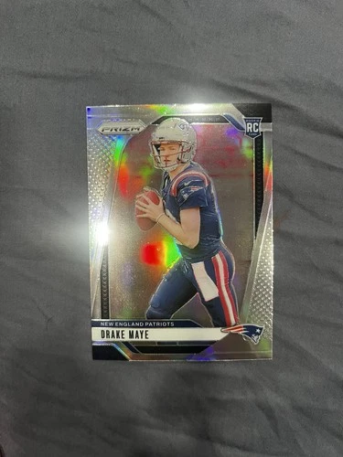 2024 Panini Prizm - Rookies Drake Maye #329 Silver Prizm (RC)