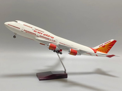 747-400 エアインディア インド航空 Gemini jets 1/400 1:150 47CM AIR INDIA BOEING 747-400 Airplane Landing Gear