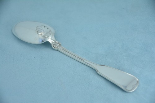 Tiffany & Co Shell & Thread Sterling Silver 7" Oval Soup Place Spoon No Monogram - Picture 2 of 7