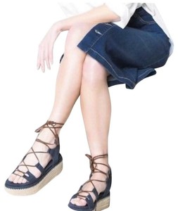 stuart weitzman lace up sandals