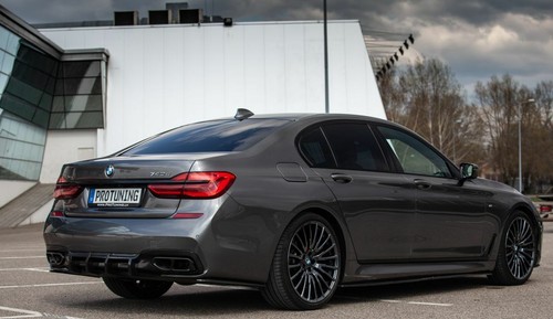 Performance Rear bumper Side Splitters diffuser flaps For BMW G11 / G12 and LCI - Picture 2 of 10