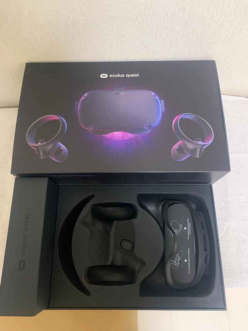 Oculus Quest Meta Quest 64GB VR All-In-One Game Headset System Black Color