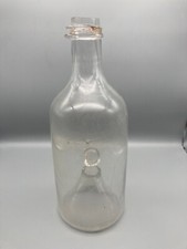 Bouteille à Vairon en Verre Ancien