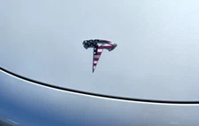 Tesla Emblem Decal for Model S,3,X and Y (2 Decals)