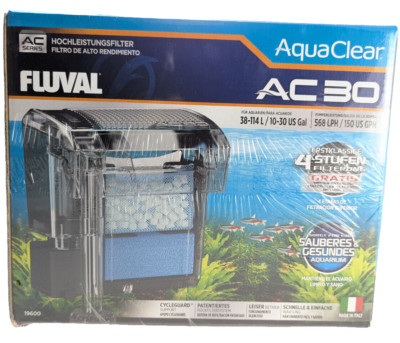 FLUVAL AquaClear Hochleistungsfilter mit 569L/Std bis 38-114L  Neu #SOP 2725 J1