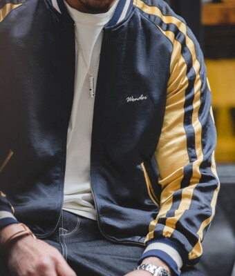 Mens Souvenir Jacket Reversible Sukajan Japanese Pattern