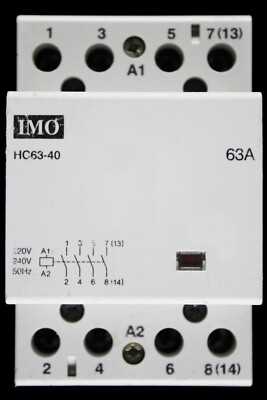 IMO 63 AMP VIERPOLIG OHNE SCHÜTZ 220/240V SPULE HC63-40
