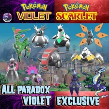 🌟PARADOX SHINY 6IV 🌟 VIOLET EXCLUSIVES🔥POKEMON SCARLET & VIOLET 