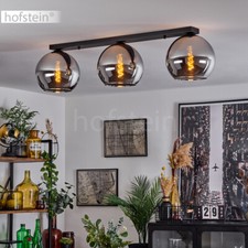  Glas Chrom Flur Leuchte Decken Lampe moderne Wohn Schlaf Zimmer Raum Kugellampe