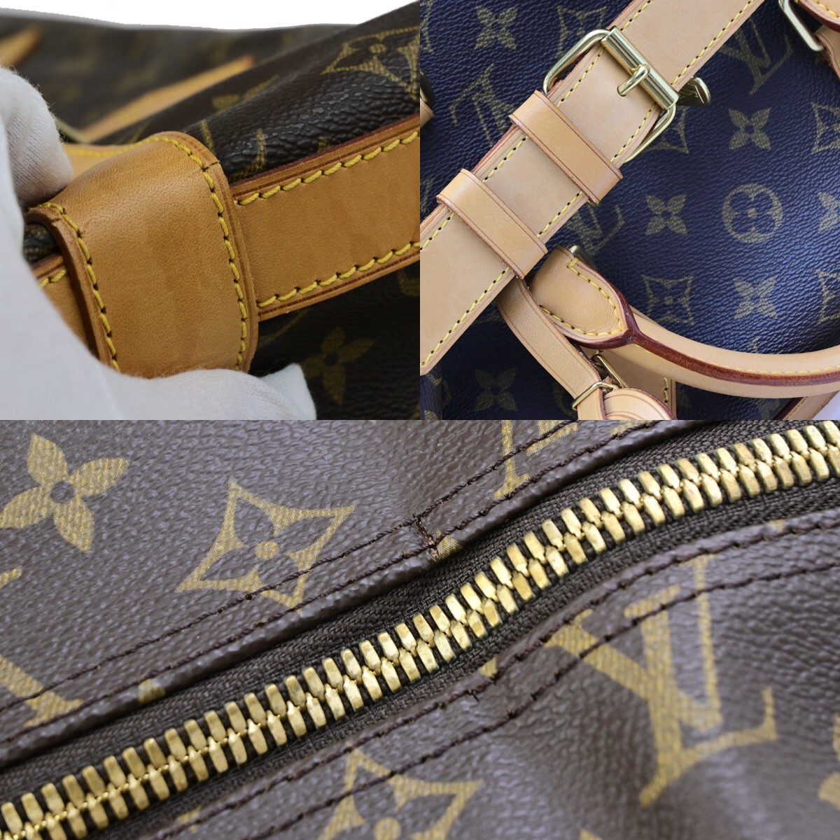 Louis Vuitton Cruiser Bag 45 Brown Leather for sale online