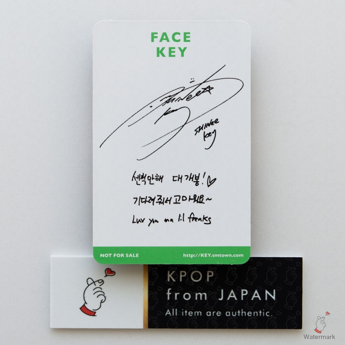KEY from SHINee Solo CD FACE Green ver. with Photocard Set B Photo
