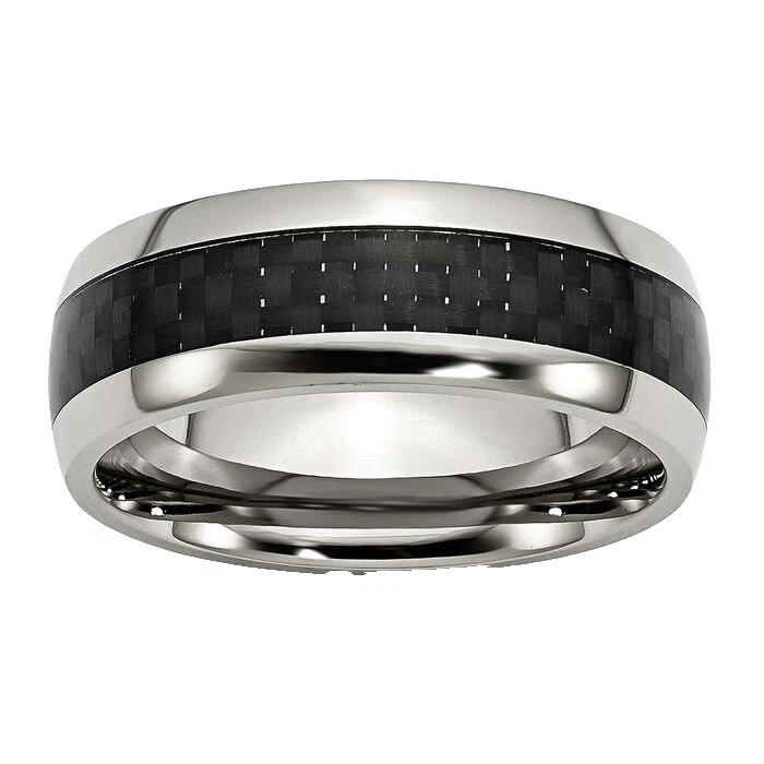 Anillos de banda de fibra de carbono para De hombre