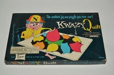 EARLY Nice Vintage 1960s KWAZY Quilts Kohner Bros Tryne Games NY Rare