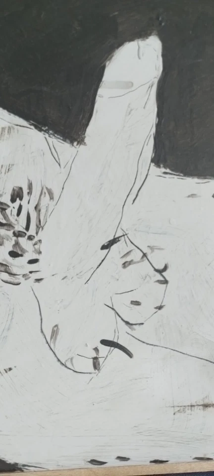 Brett Charles Seiler Coming Home To My Man ZA; medios mixtos madera/gráfico/aceite 2019 Foto 2 de 4