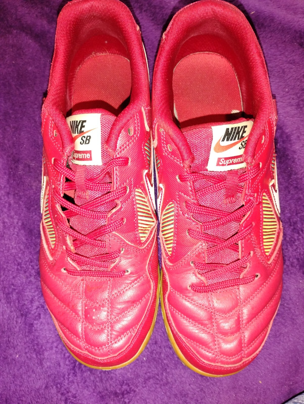 Nike Men's 8.5 SB x Supreme Gato Red Great Condition 💯