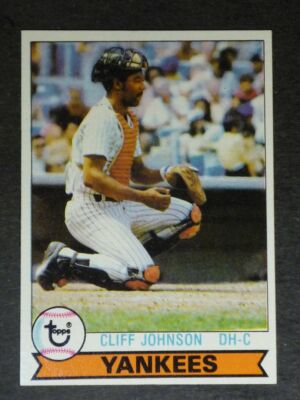 1979 Topps Cliff Johnson #114 Yankees NM/MT 003 | eBay