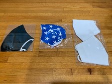 Three Assorted Breathing Protective Face Mask Washable and Reusable New Masks