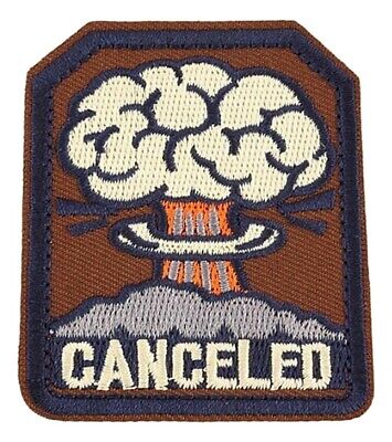 Fallout Cancelled Logo Embroidered Iron on Patch