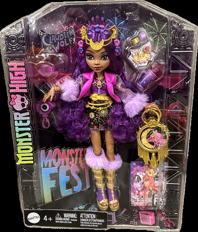 Monster High Monster Fest Clawdeen Wolf (G3)Fashion Doll w