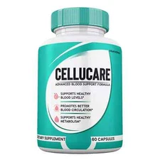 Cellucare Advanced Blood Support Capsules, Max Strength Formula, ( Pack of 5 ) .