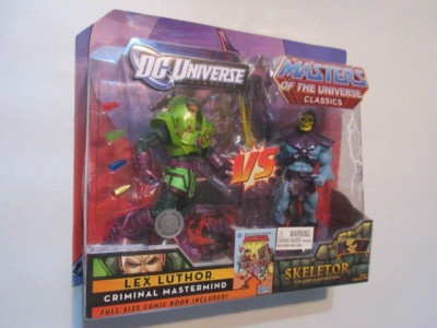 DC Universe Lex Luther VS MOTU classics Skeletor
