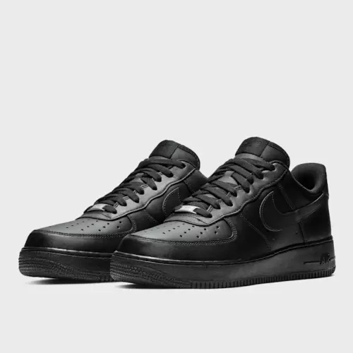 Nike Air Force 1 ´07 "Black" Sneaker Schwarz Männliches weibliches Paar - Bild 2 von 4