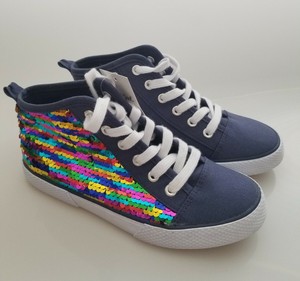flip sequin sneakers