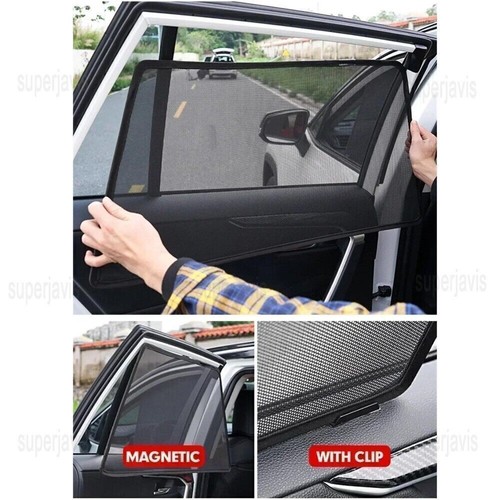 Magnetic Window Sunshade For VW Golf 6 2008-2012 Mesh Windshield Frame Curtain - Picture 12 of 14
