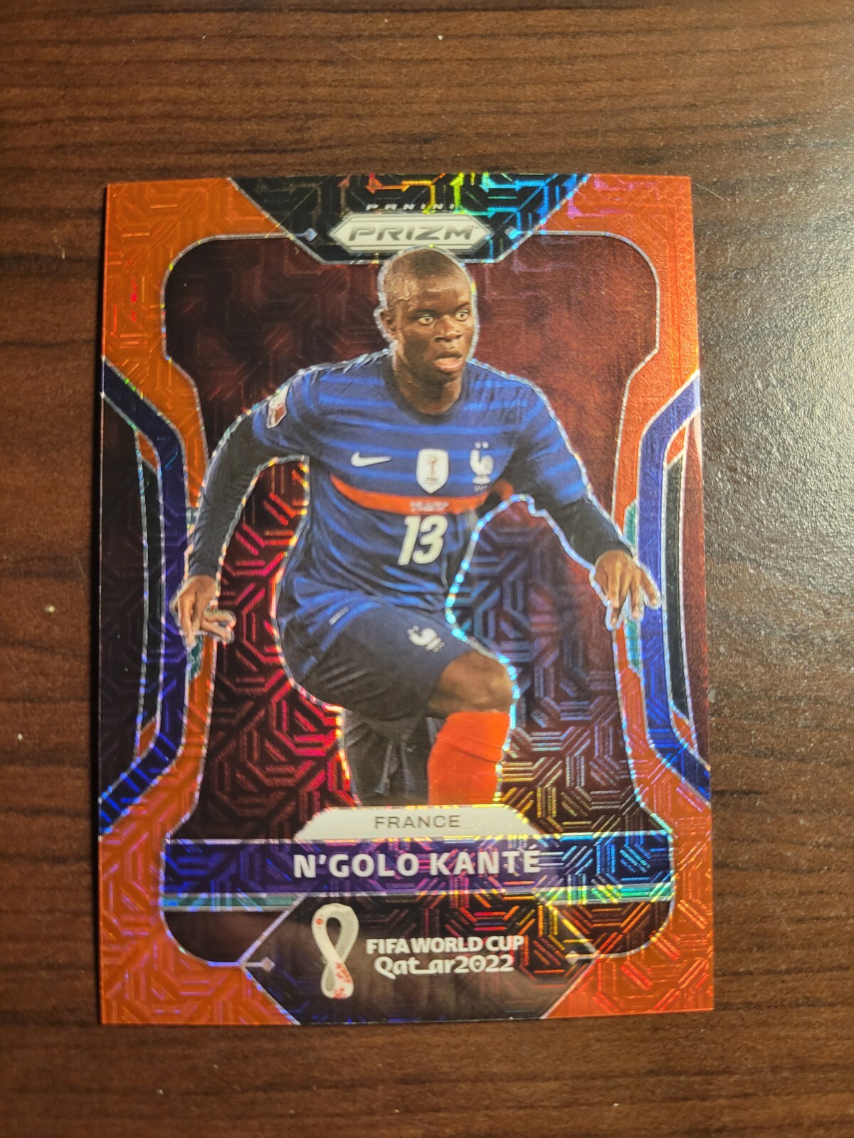 2022 Panini Prizm World Cup Red Breakaway Prizm /99 N'Golo Kante #102