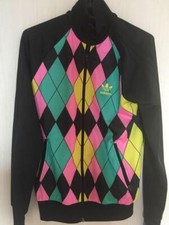 Rare Vintage Adidas Top Retro Tracksuit Jacket Track Multicolor Mens Medium