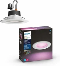 Philips Hue 5"/6" White and Color Ambiance Retrofit Recessed Downlights