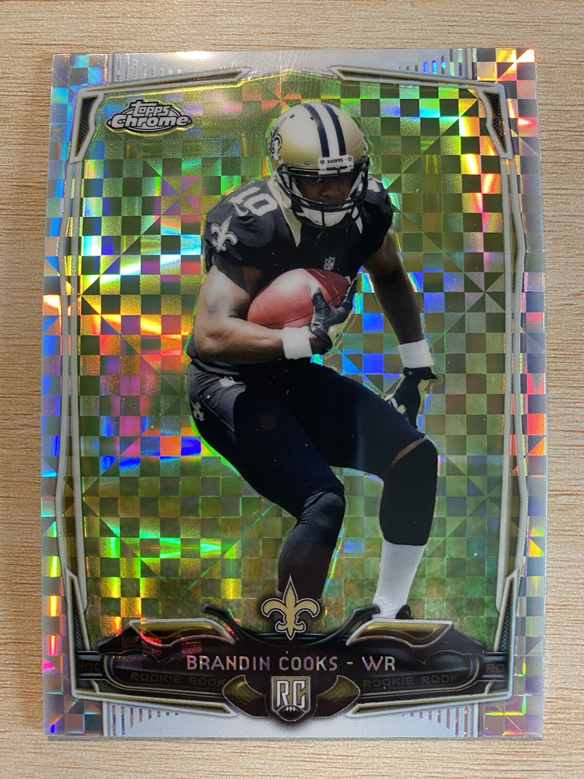 2014 Topps Chrome X-Fractor #149 Brandin Cooks RC Rookie