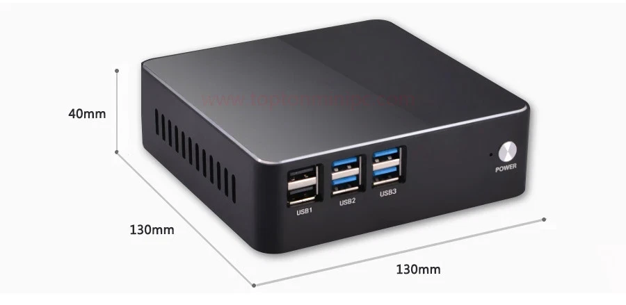 Mini PC Intel i7-6567U Windows 11 PRO 8GB RAM 1TB SSD WIFI LAN 4K HDMI VGA - Image 4 of 4